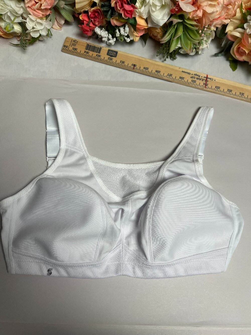 Glamorise 1066 Full Figure Sports Bra White 34DD